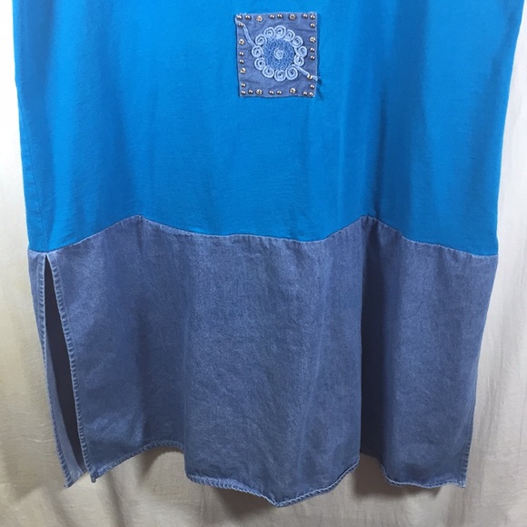 Navy Blue USA Dress Size 2X - Picture 3 of 8